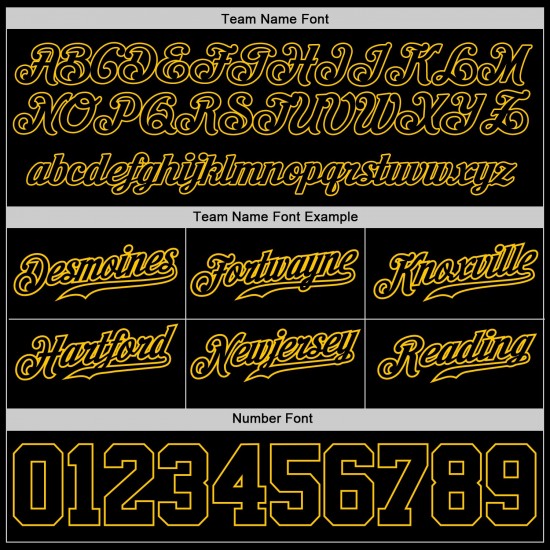 Custom Black Black-Gold Authentic Throwback Basketball Shorts