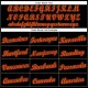 Custom Black Orange-Black Performance T-Shirt