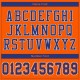 Custom Orange Royal-White Mesh Authentic Football Jersey
