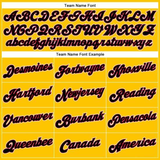 Custom Gold Black-Red Authentic Throwback Basketball Jersey