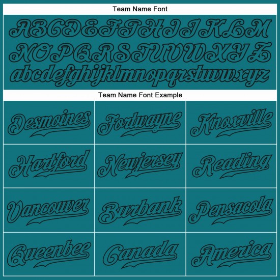 Custom Aqua Aqua-Black Authentic Baseball Jersey