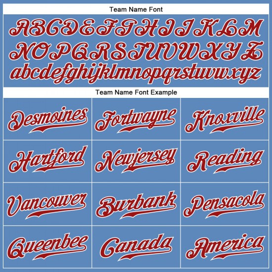 Custom Light Blue White-Red Authentic Baseball Jersey