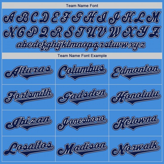 Custom Powder Blue Navy-White Authentic Baseball Jersey