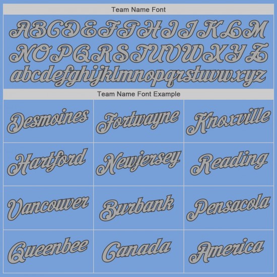 Custom Powder Blue Gray-Dark Gray Authentic Baseball Jersey