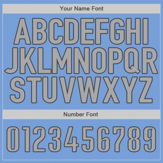 Custom Powder Blue Gray-Dark Gray Authentic Baseball Jersey