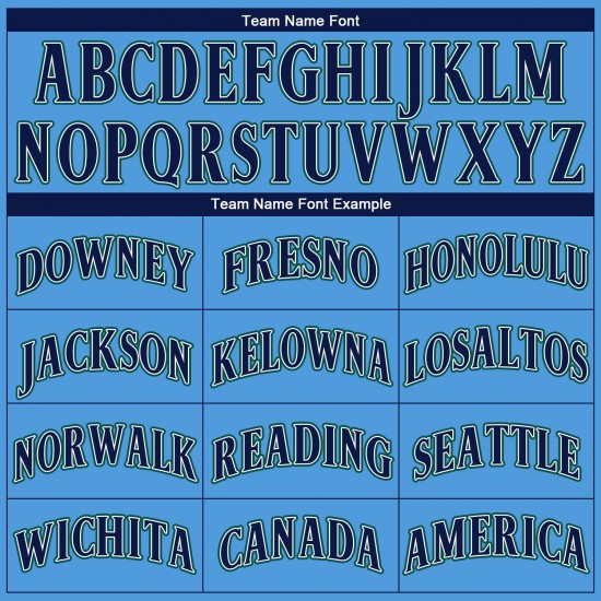 Custom Powder Blue Navy-Aqua Authentic Baseball Jersey