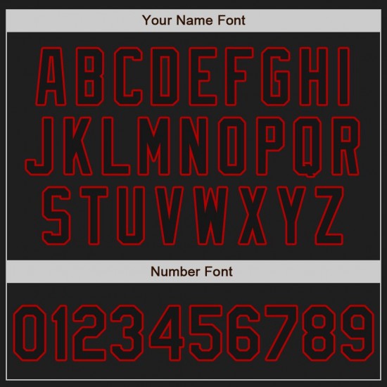 Custom White-Black Red Authentic Split Fashion Baseball Jersey