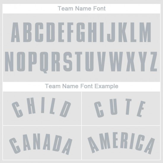 Custom White Gray Baseball Jersey