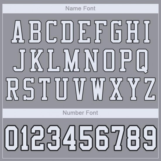 Custom Light Gray White-Black Mesh Authentic Football Jersey