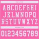 Custom Pink White Mesh Authentic Football Jersey