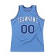 Custom Light Blue Royal-White Authentic Throwback Basketball Jersey
