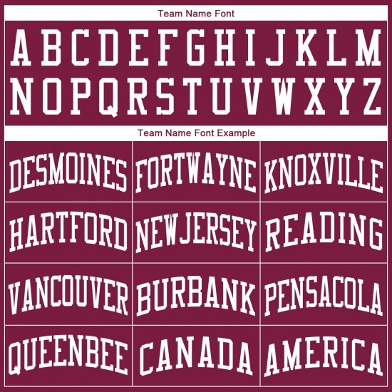 Custom Maroon White Round Neck Suit Basketball Jersey