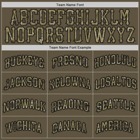 Custom Olive Camo-Black Authentic Throwback Basketball Jersey