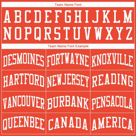 Custom Orange White Round Neck Basketball Jersey