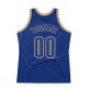 Custom Royal Royal-Old Gold Authentic Throwback Basketball Jersey