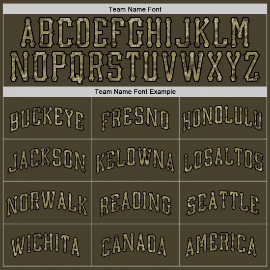 Custom Olive Camo-Black Authentic Salute To Service Throwback Rib-Knit Baseball Jersey Shirt