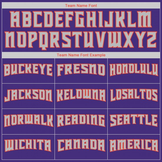 Custom Stitched Purple Orange-Gray Sports Pullover Sweatshirt Hoodie