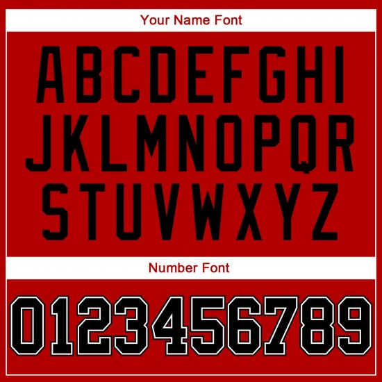 Custom Red Black Strip Black-White Authentic Baseball Jersey