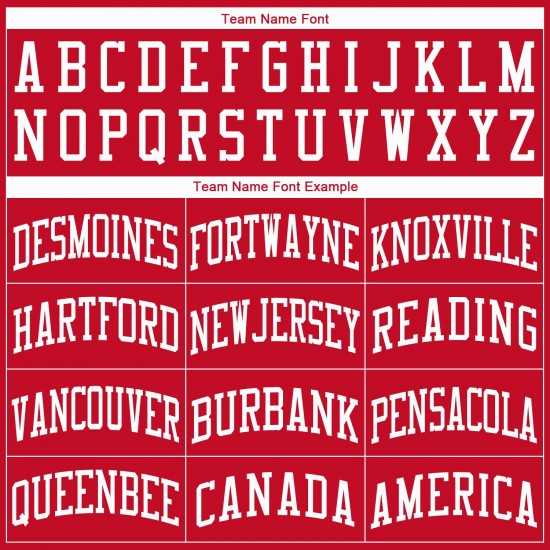 Custom Red White Round Neck Basketball Jersey