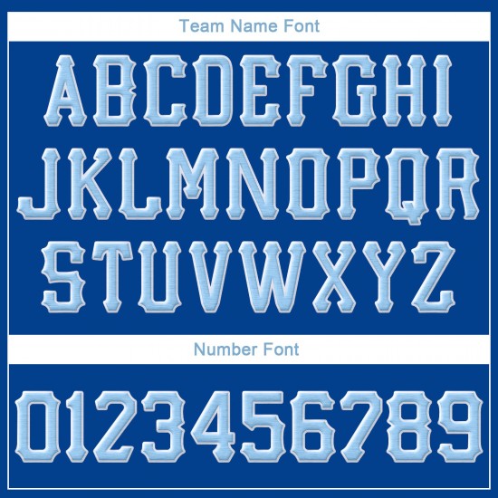 Custom Royal Light Blue-White Stitched Adjustable Snapback Hat